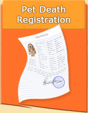 Pet Death Registration